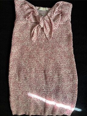 Pink Smocked Mini Dress
